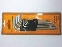 Набор шестигранников 9 предметов Сервис ключ с шаром 70670