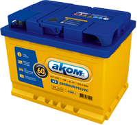 АКБ АКОМ EFB 60 А/ч обратная полярность