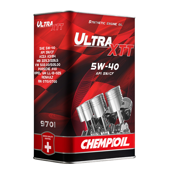 Масло CHEMPIOIL Ultra XTT 5W40 синт.разливное 1л.