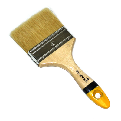Кисть малярная 100мм Headman плоская нат. щетина
