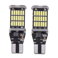 Светодиод 12VW16W Т15-45SMD БЕЛЫЙ с обманкой,биополярные