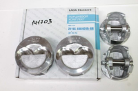 Поршни 21116 82,5 А АЗ (с выемками, покрытие Маликот) + пальцы