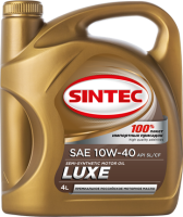 Масло Sintec Люкс 5000 10W40 Api SL/CF п/синт.4л М+